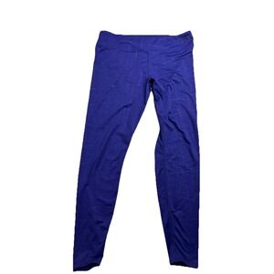 Hot Chillys Base Layer Pants / Leggings, Purple Aztec Yoga Women's Size L SEE